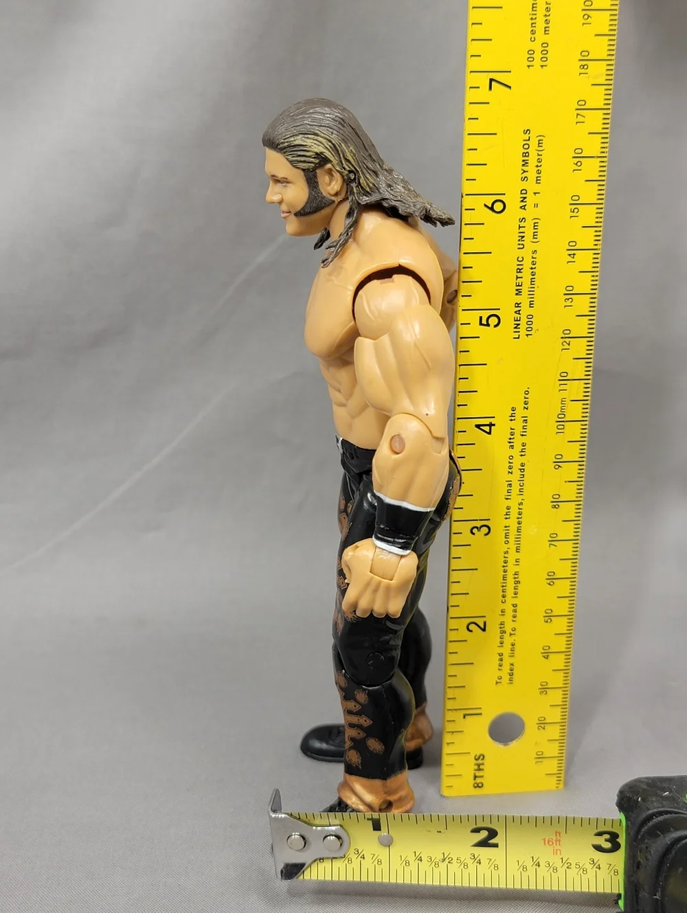 Vtg Johnny Nitro John Morrison Wrestling Action Figure 2003 Jakks Pacific WWE - Picture 12 of 12
